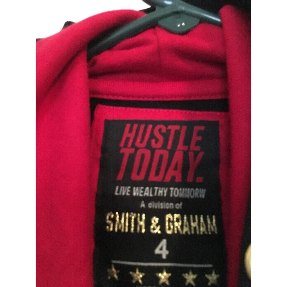 Smith & Graham Boys Short Sleeve Hoodie Pullover Size 4